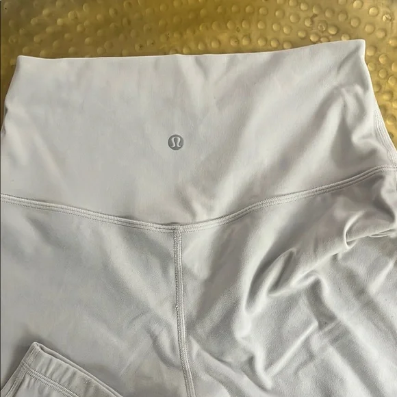 Lululemon Athletica White High-Waisted Leggings - Picture 2 of 4